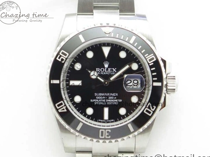 MiroTime 0409 Submariner 116610 LN Black Ceramic ZRF 1:1 Best Edition on SS Bracelet VR3135 (CF Bezel) Contemporary 2758